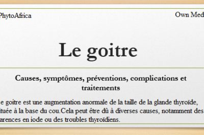 Le goitre 