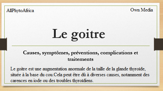 Le goitre 