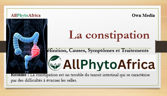 La constipation