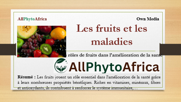 Les fruits et les maladies