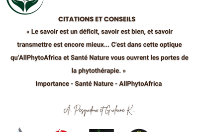 L’adage du savoir sur la Phytothérapie